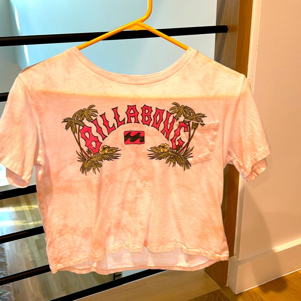 Billabong short sleeve tee shirt size medium 8-10 girls